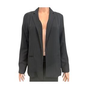 LC Lauren Conrad small textured open front blazer jacket C 2835
